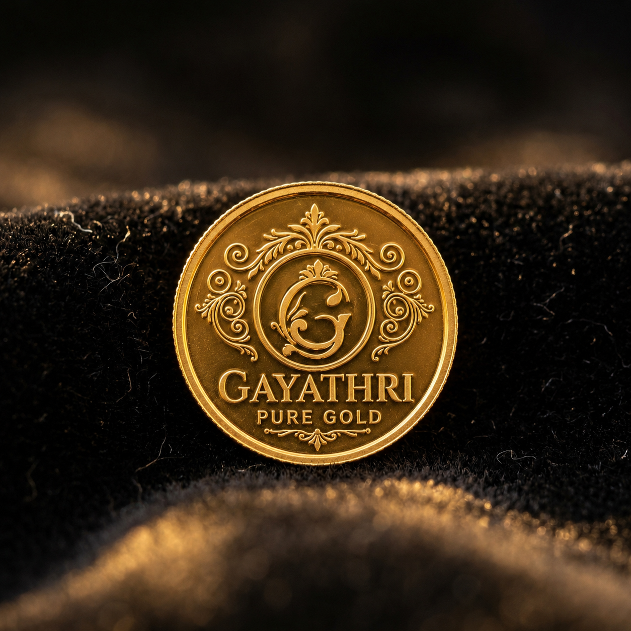 Pure Gold Coins Background